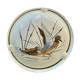 Gien ashtray in earthenware 1950