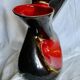 Large double neck earthenware vase Design 1950-60 Vallauris style