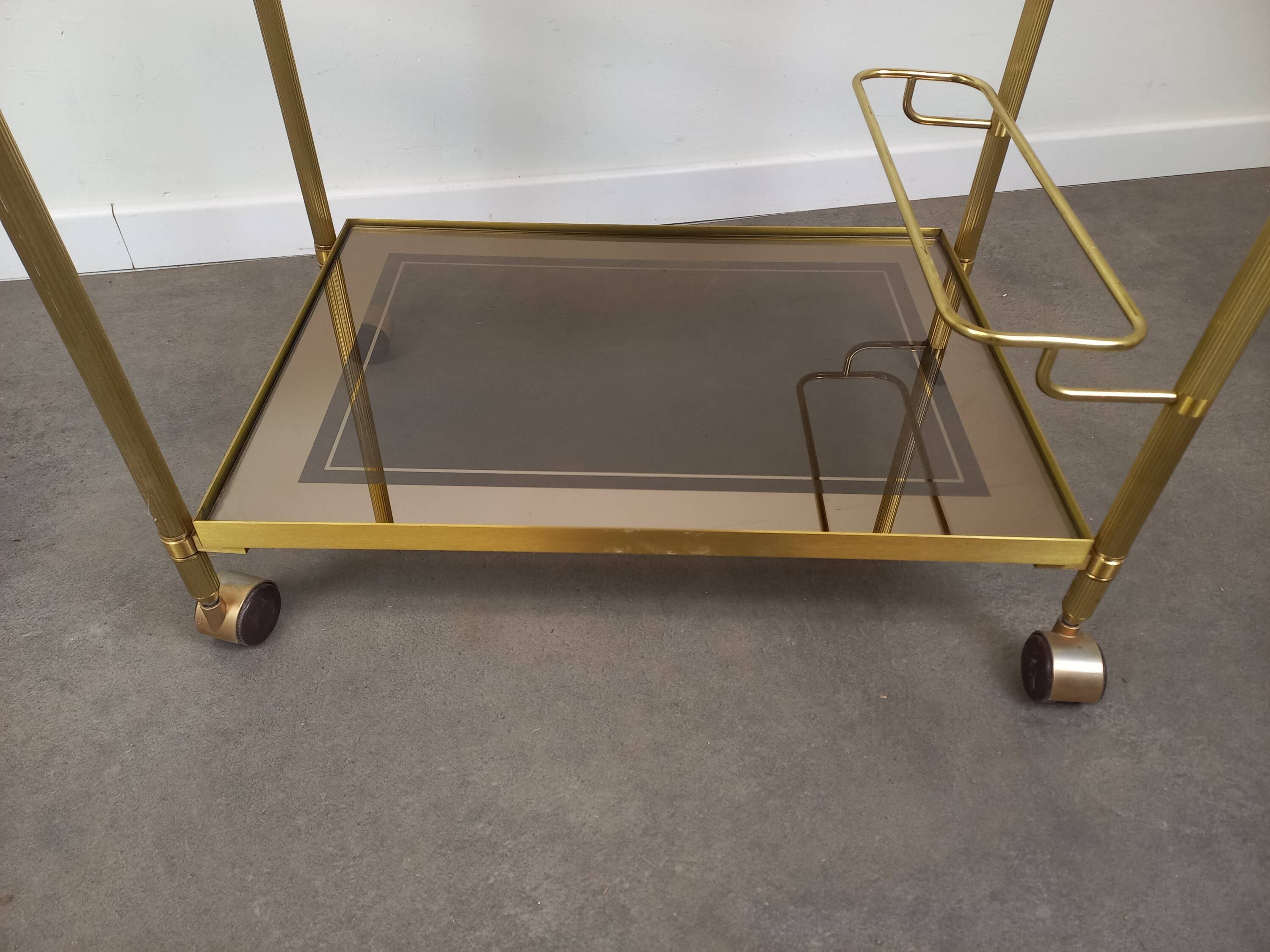 Desserte à roulettes, années 80