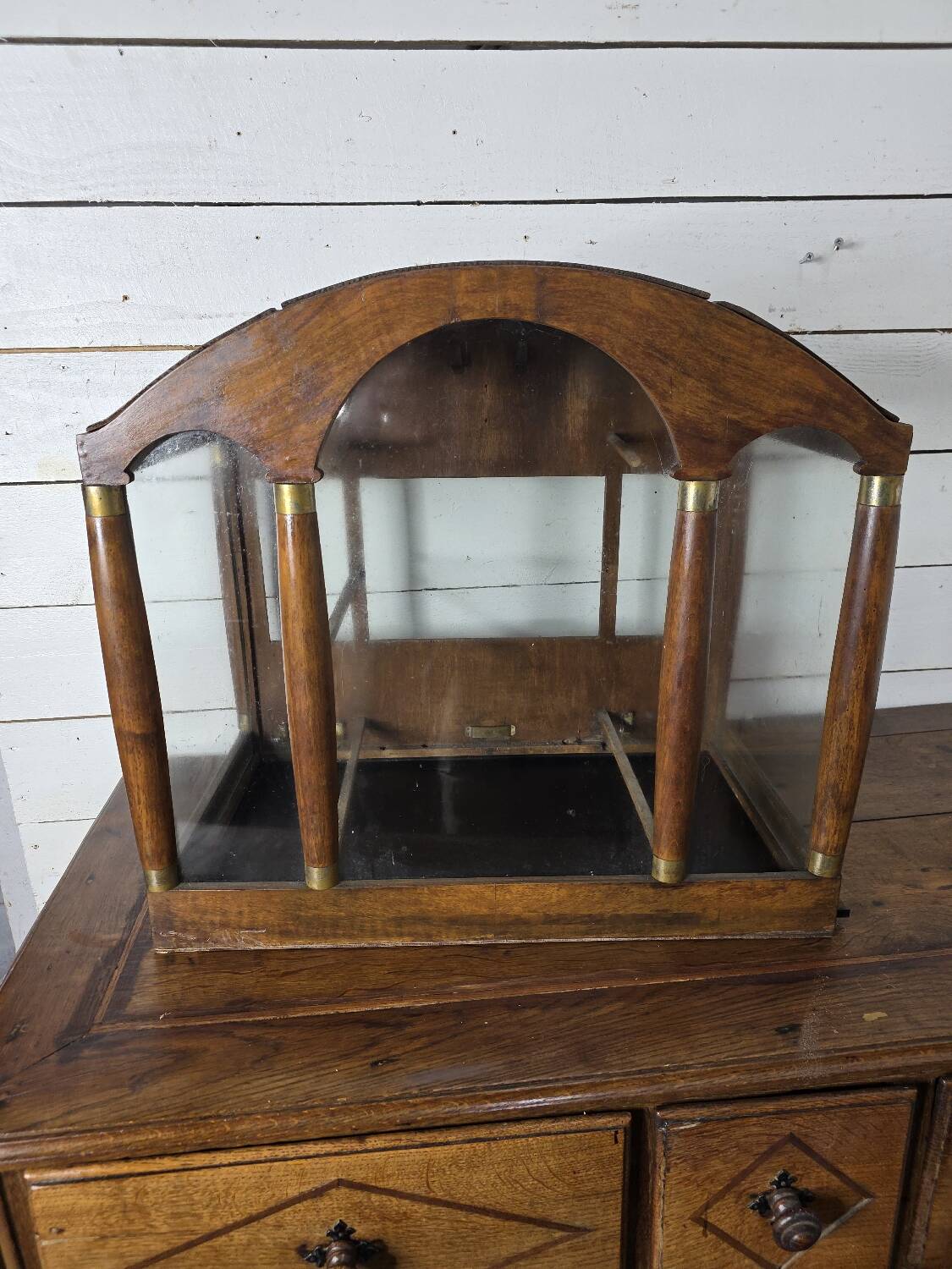 Empire style mahogany birdcage