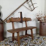 Brutalist bench bull's head file