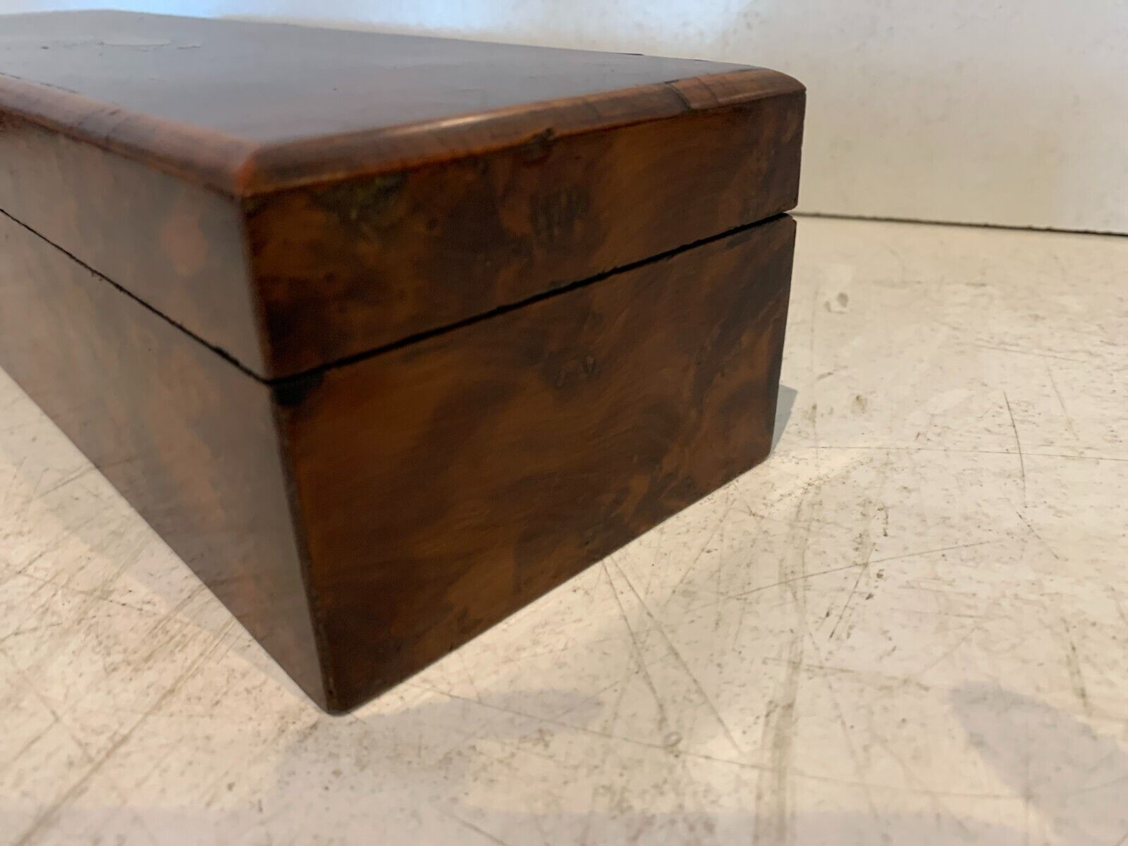 Jewelry Box Napoleon III in black wood carved XIX century