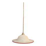 Antique glass pendant light