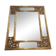 Miroir doré à parclose belge