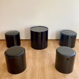 Stools and Side Table by Verner Panton, 1965, Set of 5