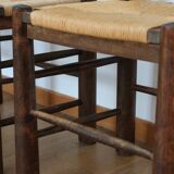 3 mulched chairs Georges Robert