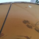 Handmade vintage oval lampshade