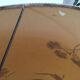 Handmade vintage oval lampshade