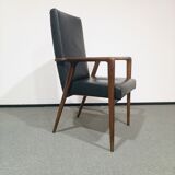 Fauteuil vintage en teck par Josef Hillerband pour Wilkhahn 1960