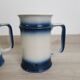 Blue Irish handles/mugs