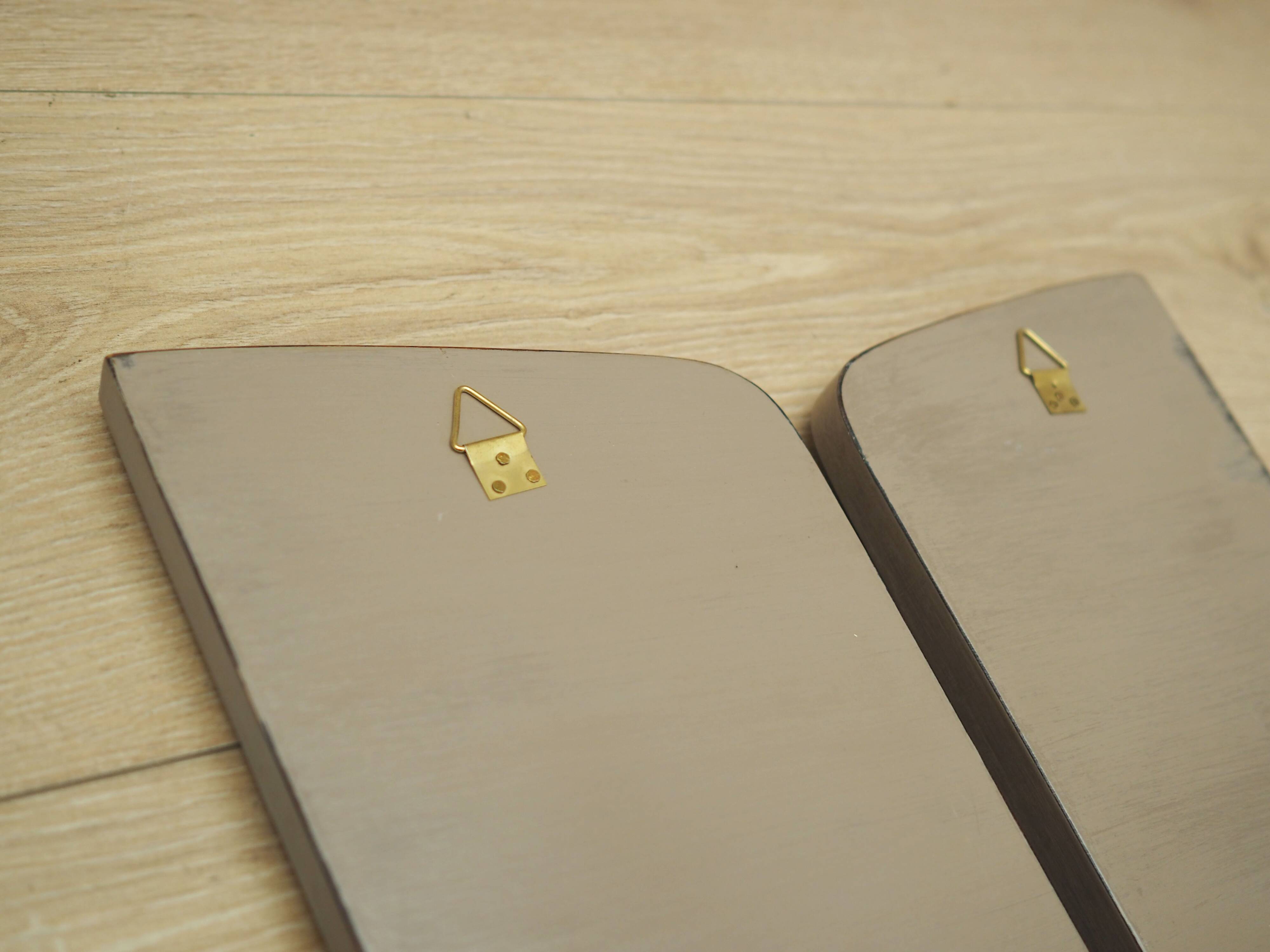 Set of two mirrors, Danish design, 1960s, production: Denmark