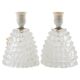Pair of Murano glass table lamps Italy 1950
