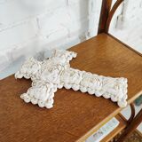 Rattan bookcase shelf