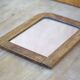 Vintage mirror, wooden mirror, old mirror, table mirror