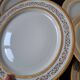 Ensemble de 6 assiettes à dessert ou à hors-d'œuvre en porcelaine fine de L