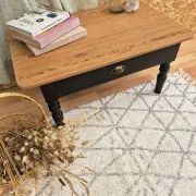 Table basse vintage rénovée