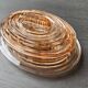 Rosaline glass butter dish: Art Deco