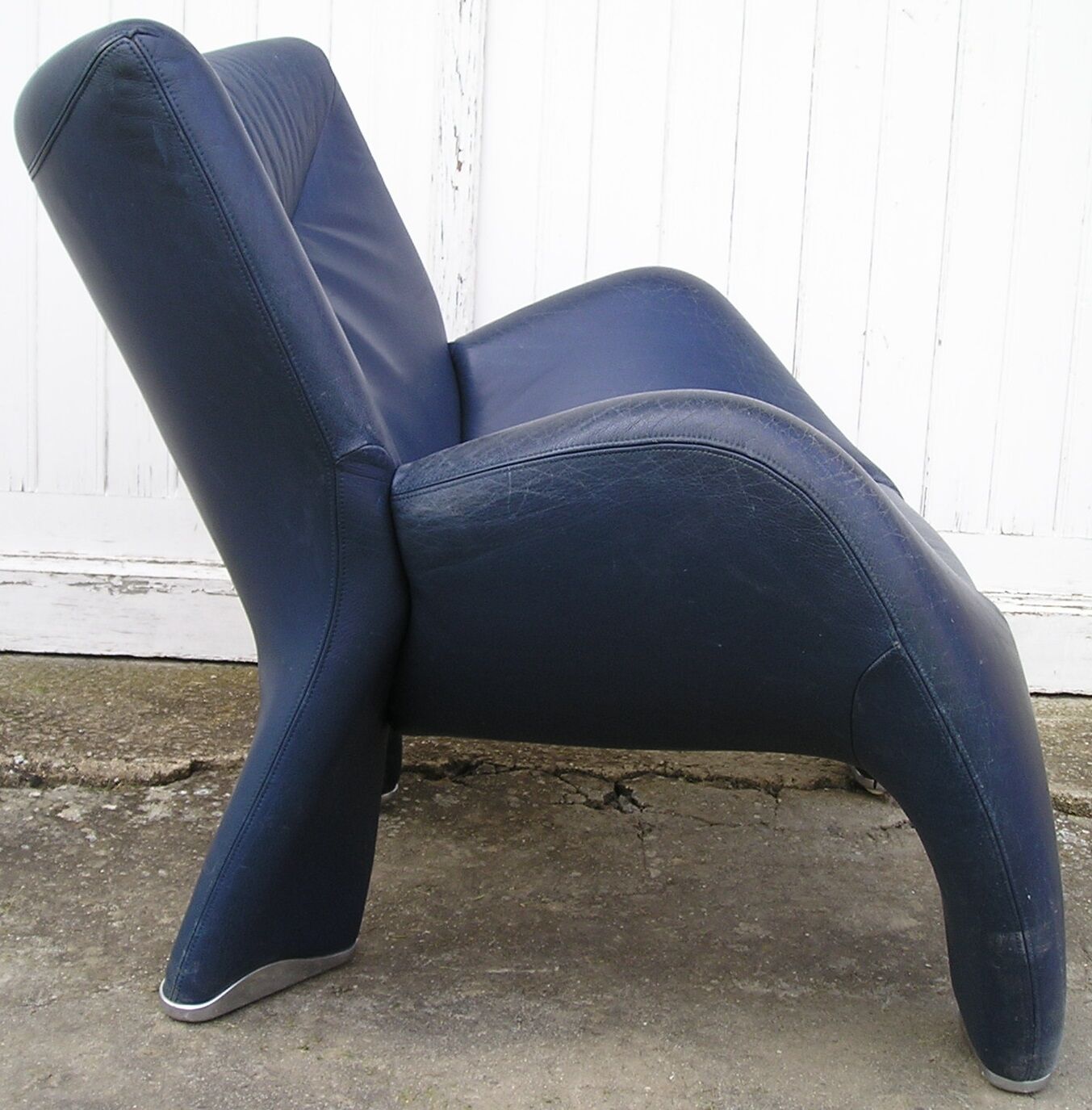 Fauteuil cuir de Jan Armgardt pour Leolux années 80