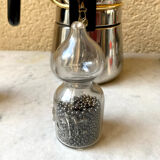 Weight blown glass & lead craftsmanship French vintage 60s