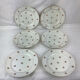 6 dessert plates made in france digoin