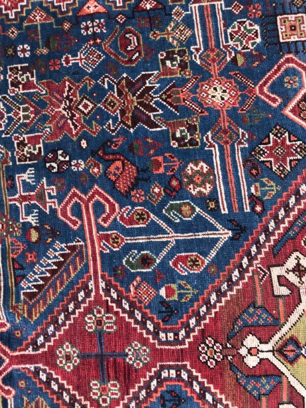 Former carpet Persian Ghashghai done hand 145 X 189 CM