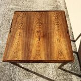 Danish extendable dining table and games table in Rio rosewood, 1960.