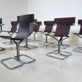 Mid-Century Modern Set of 10 'Topos' Chairs by Gruppo DAM for Busnelli, 1970s