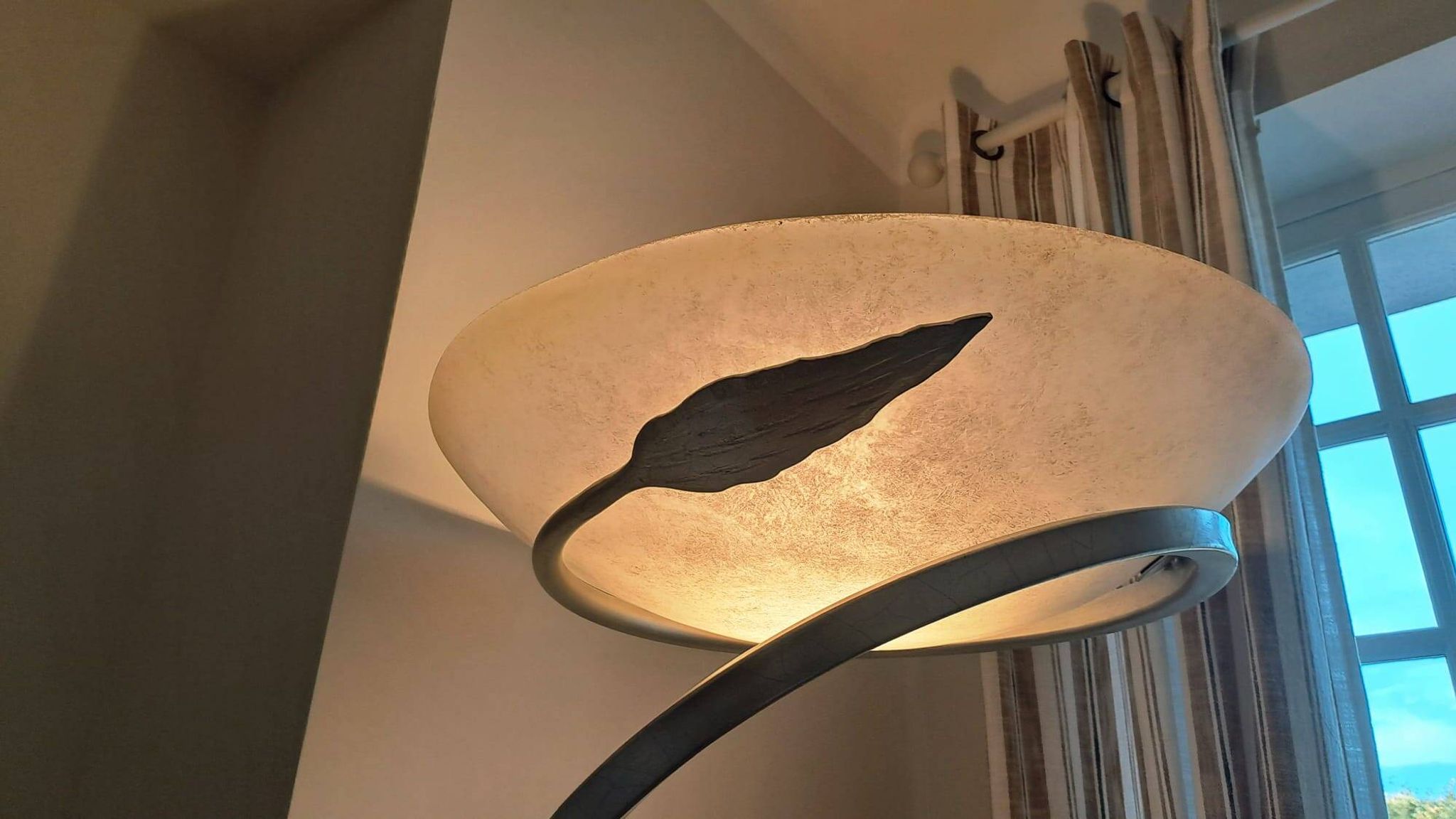 Lampadaire Alfea d'Enzo Ciampanili en verre Murano