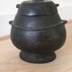 African ethnic wooden vase