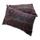 Pair of vintage XXL Kilim cushions