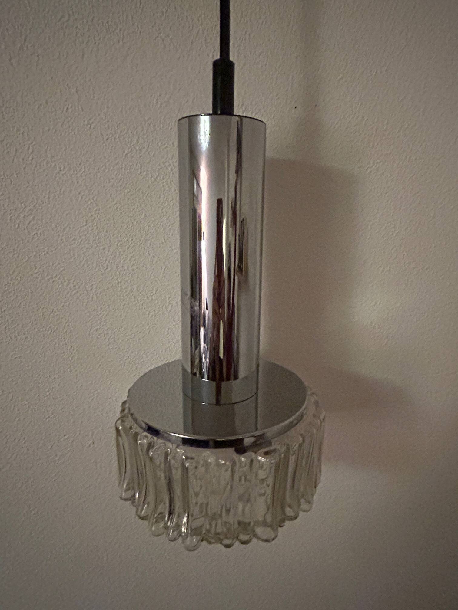 pair of bubble suspensions Staff lights 1970