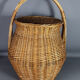 Large basket or basket in vintage rattan 60/70s. Very nice clean state.