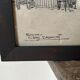 Original drawing of Rouen Cathedral in pencil by Auguste Drouot
