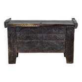 Coffre de berger antique, années 1850
