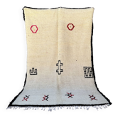 Moroccan carpet white - 179 x 280 cm