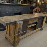 Industrial low industrial furniture carpenter's workbench 1930