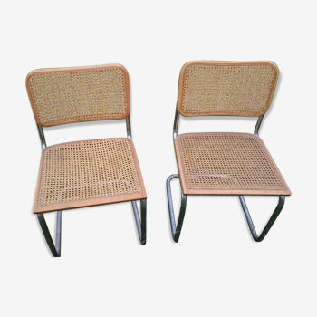 Cesca B32 chairs by Marcel Breuer 1980