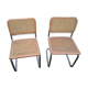 Chaises cesca B32 par Marcel Breuer 1980