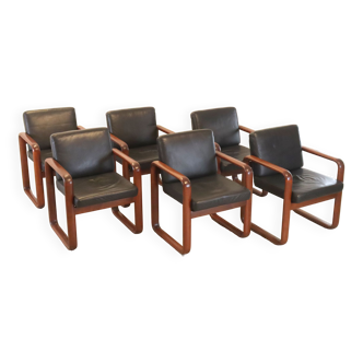 Set van 6 Hombre stoelen van Burkhard Vogtherr voor Rosenthal