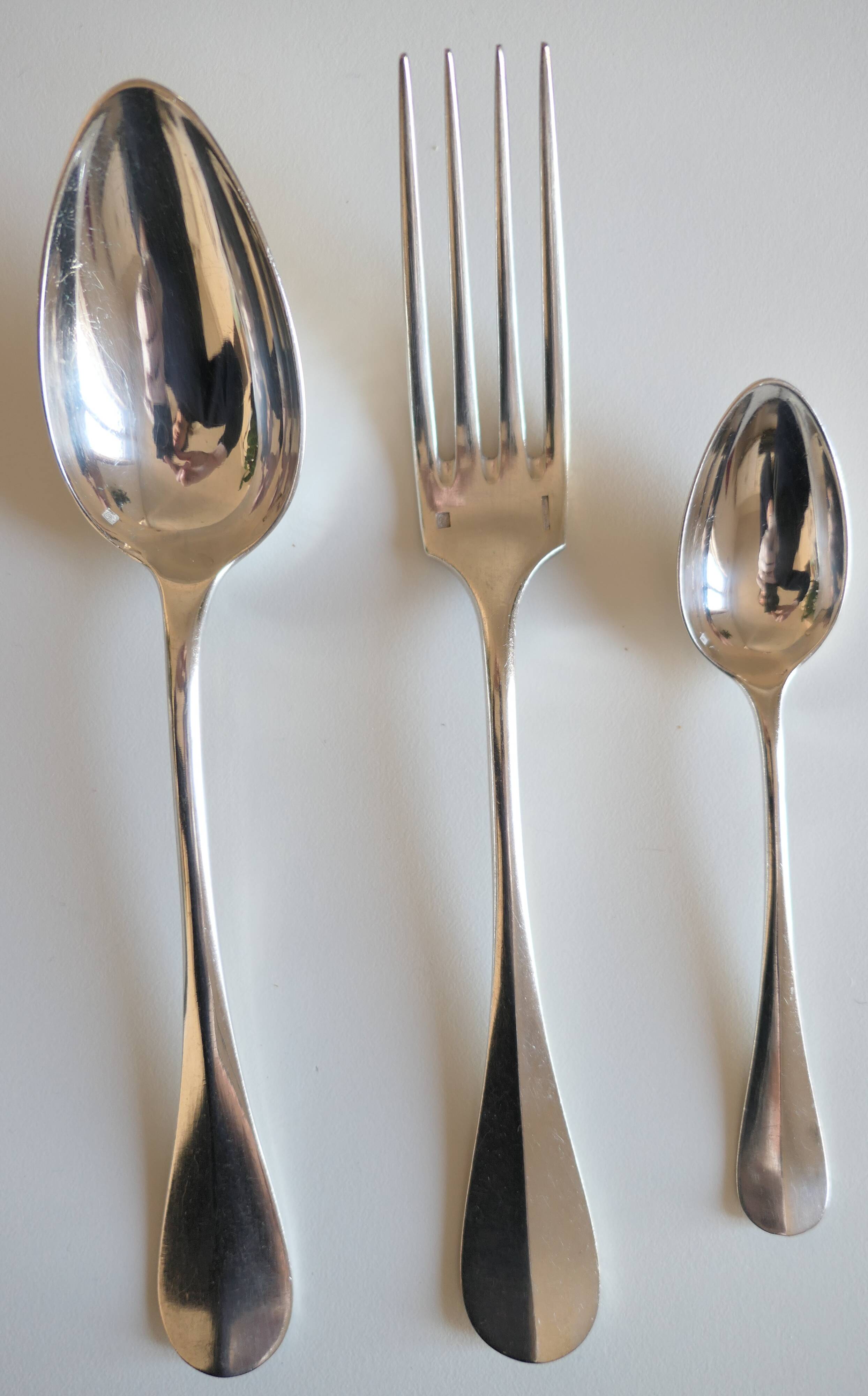 37-piece household set christofle uniplat