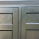 Renovated black Art Deco Parisian wardrobe