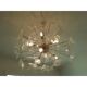 Transparent butterfly murano glass sputnik oval chandelier