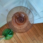 Smoked glass dish