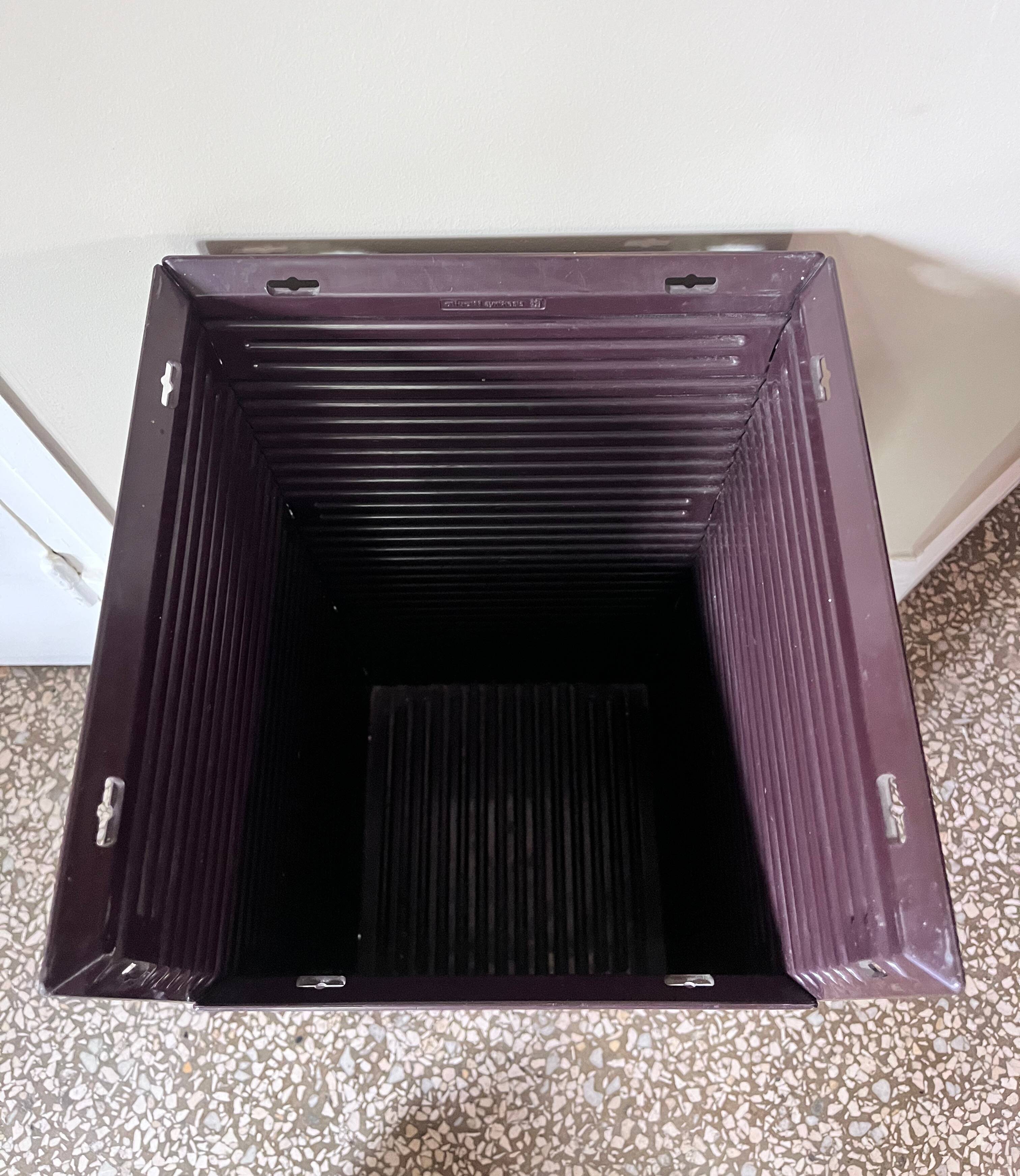 Wastepaper basket with ashtray by Ettore Sottsass, Italy, 1970s