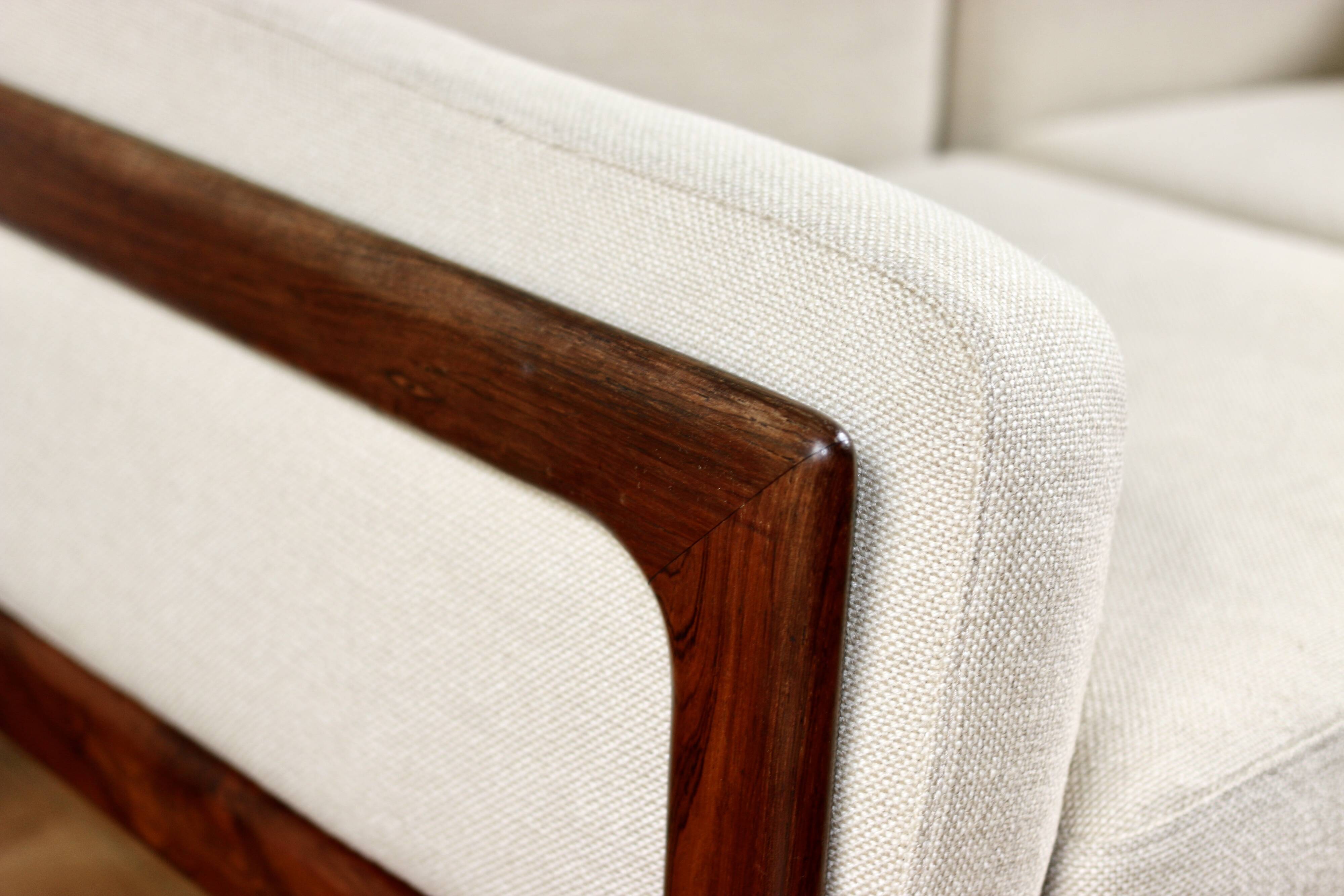 Vintage Danish Scandinavian bench in Rio rosewood, 1960