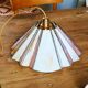 Fan hanging lamp in art deco glass paste year 40/50