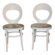 Paire de chaises "mouette" par baumann vers 1970