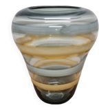 Glass Swirl Design Vase, 1980s