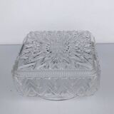 Plafonnier carré ou applique étoile seventies