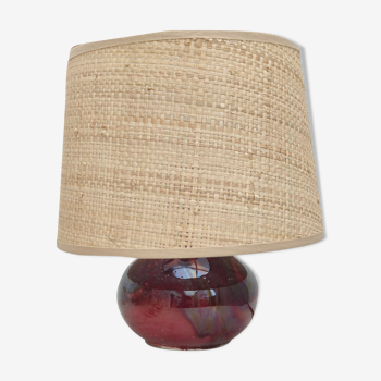 Lamp in varnished sleet